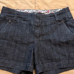 One 5 One Dark Blue Jean Shorts